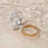 The Sterling Silver Sandbank ring