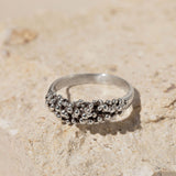 Sterling Silver Bubble Seafoam Ring