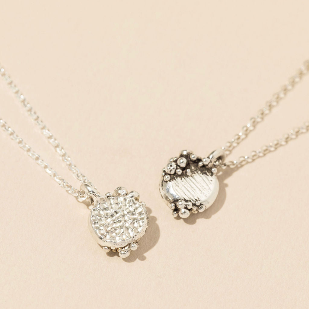 Sterling Silver Personalisable Barnacle Pendant - Main Image